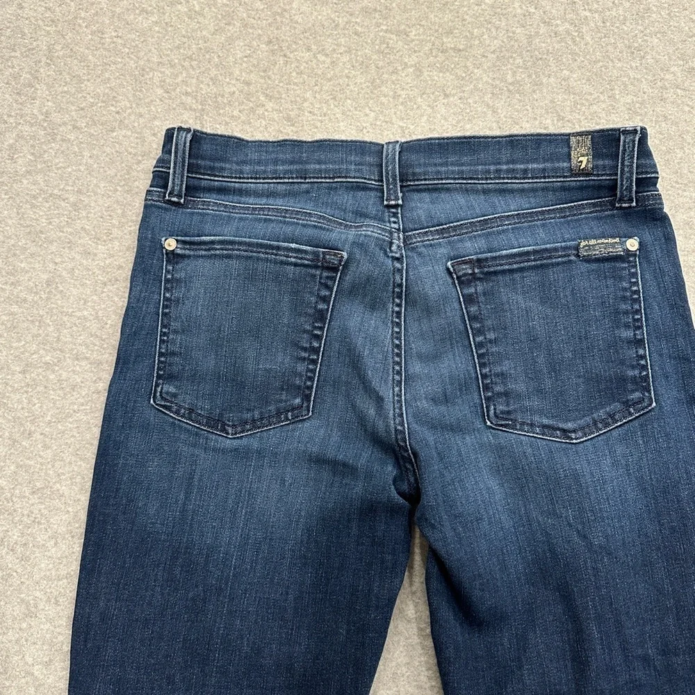 7 For All Mankind Dark Wash Ankle Jeans